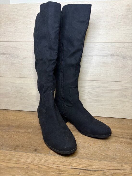 Style & Co. Shoes - Macys Style Co Over The Knee Boot Black Size 9 NWT